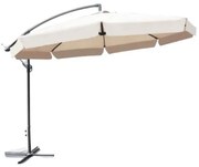 Umbrelă pliabilă crem pentru grădină  350cm