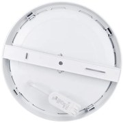 Solight WD244-S - Panou LED 2 în 1 24W/230V 3000/4000/6000K Ø 30 cm IP54 argintiu