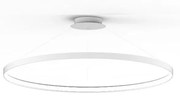 Lustra LED suspendata design modern circular CIRCLE 110, alb LA0717/1 - WH ZL