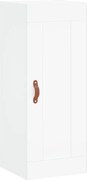 vidaXL Dulap de perete, alb, 34,5x34x90 cm, lemn prelucrat