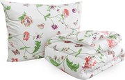 Set pilota pentru toate anotimpurile 140x200 cm din fibra siliconica cu perna 70x90 cm MEADOW FLOWERS