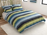 Lenjerie de pat din microfibra BLUE STRIPES albastru Dimensiune lenjerie de pat: 70 x 90 cm | 140 x 200 cm