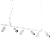 Lustră LED pe cablu Ideal Lux DYNAMITE 6xGU10/7W/230V CRI 90 alb