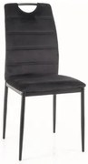 Scaun de sufragerie Rebecca (Negru). 1050770
