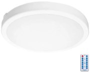 Plafonieră LED cu senzor pentru baie NAIROS LED/36W/230V IP65 cm alb + telecomandă