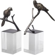 Set de 2 obiecte decorative LUX Morgana, bronz 114143 HZ