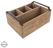 Suport din lemn Orion pentru condimente și mirodenii Mango 25 x 18,5 x 12,5 cm