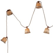 Luminițe exterioare moderne cu șir 8m cu LED 10 lumini - Aurora