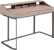 Birou deosebit design LUX Walnut-Leatherette Mink