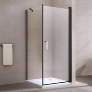 Rubio Negru Cabină de duș 100x100, 195cm, 6mm