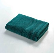 Prosop verde închis din bumbac din frotir 70x130 cm Tendresse – douceur d'intérieur