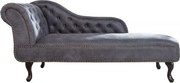 Pat de zi/ Canapea relax clasica stil englezesc Chesterfield gri antic