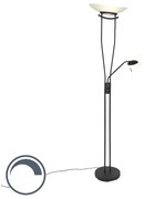 Lampă de podea modernă neagră cu LED inclus - Lexus