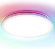Brilagi - Plafonieră LED RGBW VIBE, dimmabilă, 24W/230V, 3000-6500K, albă + telecomandă