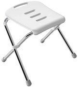 Spirella Scaun pliabil pentru duș SITZ, alb, 47 cm