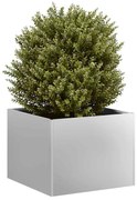 vidaXL Jardinieră 40x40x30 cm oțel galvanizat