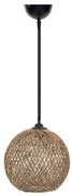 Lustră pe cablu JUTE 1xE27/60W/230V maro