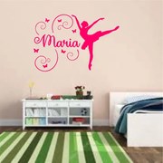 Sticker perete personalizat My Name Girl 18