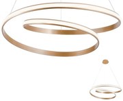 Redo 01-1796 - Lustră LED pe cablu TORSION LED/40W/230V, bronz