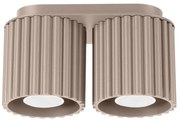Sollux SL.1815 - Spot AURA 2xGU10/10W/230V taupe