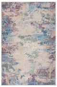 Covor albastru/mov lavabil din amestec de fibre reciclate 160x230 cm Reid – Flair Rugs