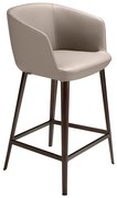 Scaun de bar stil avangardist Grey Stool