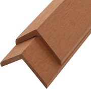 vidaXL Margini cornier pentru terasă WPC, 5 buc, 170 cm, maro deschis
