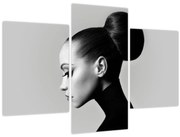 Tablou - Profilui femeii frumoase (90x60 cm)