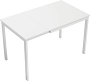 HOMCOM Masă de Sufragerie Extensibilă 80-120 cm pentru 4-6 Persoane, Masă Economisitoare de Spațiu cu Extensie Glisantă, Natural | Aosom Romania