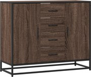 vidaXL Dulap, stejar maro, 92x35x76 cm, lemn prelucrat