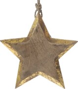 Dcoratiune Craciun din lemn Star