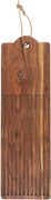 Placa de lemn cu santuri OILED ACACIA WOOD 48x15cm