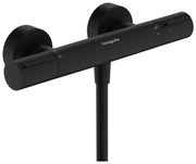 Hansgrohe Ecostat Element baterie de duș perete cu termostat negru 13346670