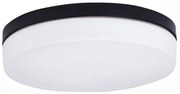 Plafoniera neagra cu protectie IP44 Oda C0194 MX