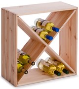 Suport din lemn pentru vin, ZELLER, model 3