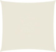vidaXL Pânză parasolar, crem, 4,5x4,5 m, țesătură oxford, pătrat