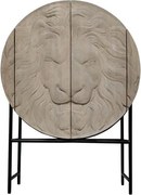 Bufet Elegant din Lemn de Mango, Albit, LION 140cm 3D