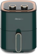 Friteuza cu aer cald capacitate 3.5 L Decakila, 1400W, gatire fara ulei, termostat reglabil 80-200˚C, timer reglabil 30 de min KEEC036V