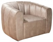 Fotoliu pivotant design elegant Babylon, champagner greige