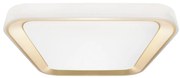 Plafonier LED dimabil QUADRO 66W 230V 3000-6000K alb/auriu + DO
