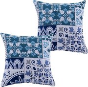 VIALMAN Set 2 fețe pernuțe MIA albastre, 40 x 40 cm