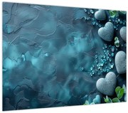 Tablou - Pietre în formă de inimă (70x50 cm)