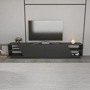 Comoda TV moderna Rhodes - Anthracite 240 X 37.1 X 47.4