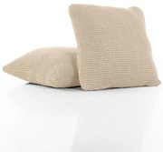 Huse care se întind foarte bine NIAGARA smântânii feţe de pernă 2 buc (40 x 40 cm)