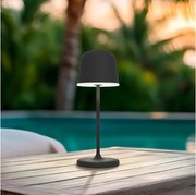 Eglo 901877 - Lampă de masă LED MANNERA-S, reglabilă și reîncărcabilă, pentru exterior, LED/1,8W/5V, IP54, neagră