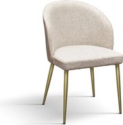 Set 2 scaune INFINITY tapițate bej