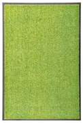 vidaXL Covoraș de ușă lavabil, verde, 60 x 90 cm
