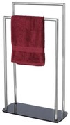 WENKO 24076800 - Suport pentru prosoape RAVINA 48x80 cm inox/argintiu/negru