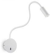 Aplica LED minimalista cu brat orientabil FOCUS-2 AP BIANCO