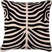 Perna din bumbac si lana Zebra Black dim.50X50cm 107828 HZ